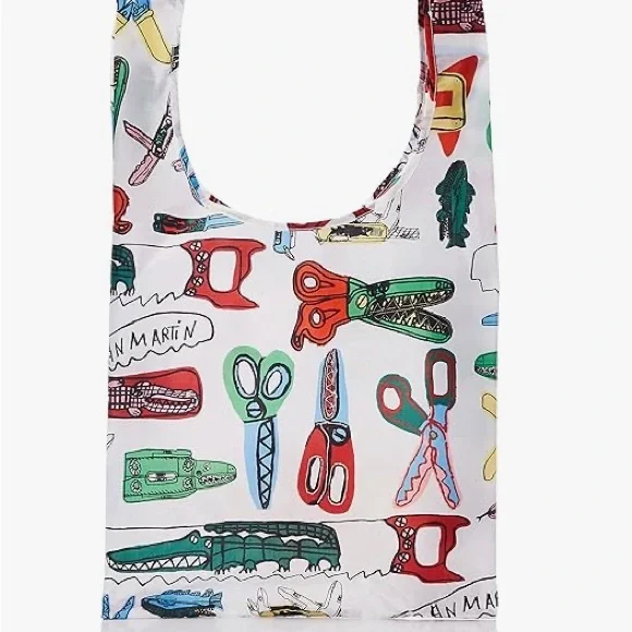 Baggu Standard Reusable Tote Bag John Martin Creative Growth Brand New - Picture 1 of 4